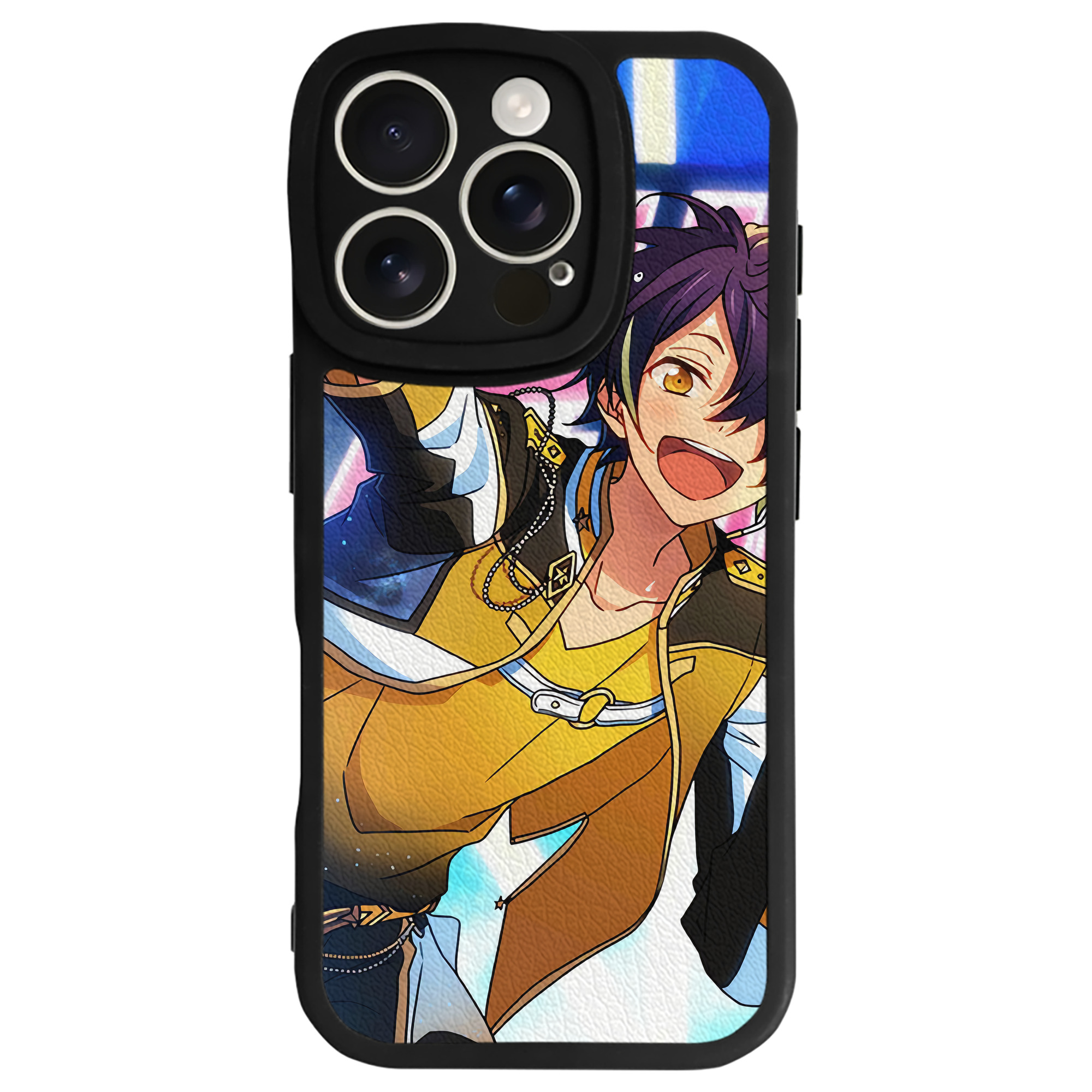 （画像用） あんさんぶるスターズ! Ensemble Stars 【iPhone 16シリーズ対応】シリコンスマホケース（レザー調） 材質：シリコン